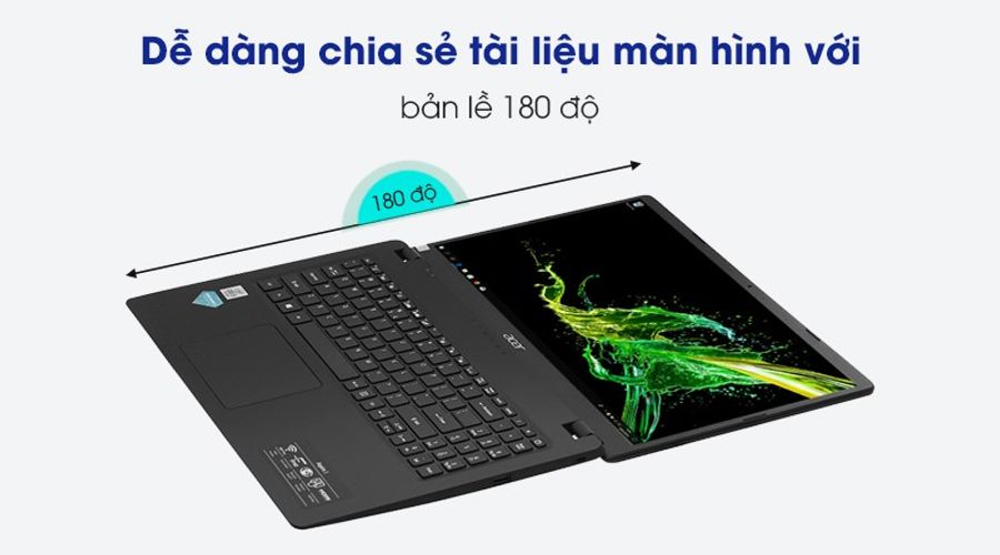 Laptop Acer Aspire A315 56 32TP i3 1005G1/4GB/256GB/15.6&quot;F/Win11/(NX.HS5SV.00K)/Đen - Hàng chính hãng