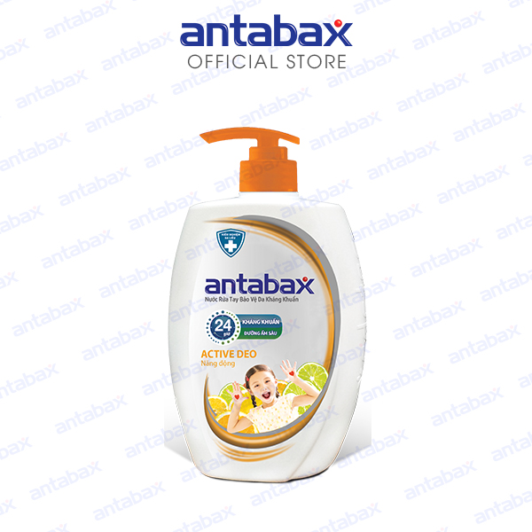 Nước rửa tay Bảo vệ da kháng khuẩn Antabax Năng động 500ml