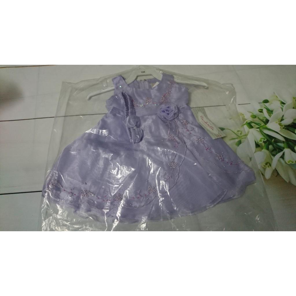 Sale Đầm công chúa xuất Mỹ cinderella + tuban đầu cho Bé 6-24m _T9.110
