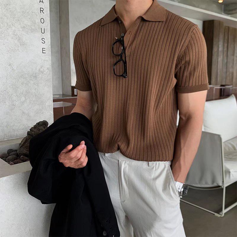 Áo Thun Nâu có Cổ