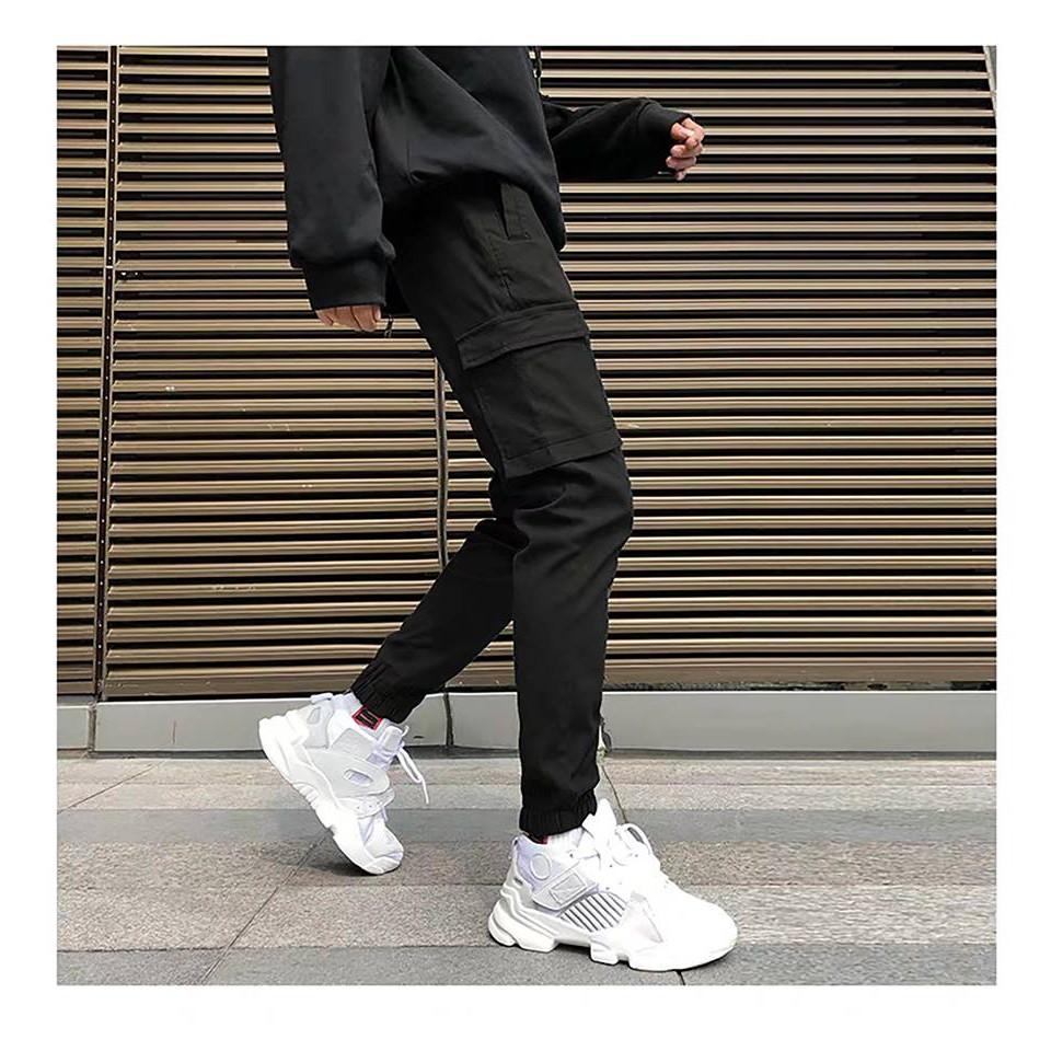 Quần jogger kaki túi hộp unisex