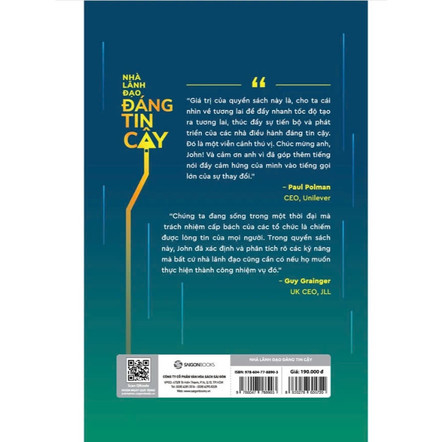 Sách - Nhà Lãnh Đạo Đáng Tin Cậy (The Trust Executive) - John Blakey