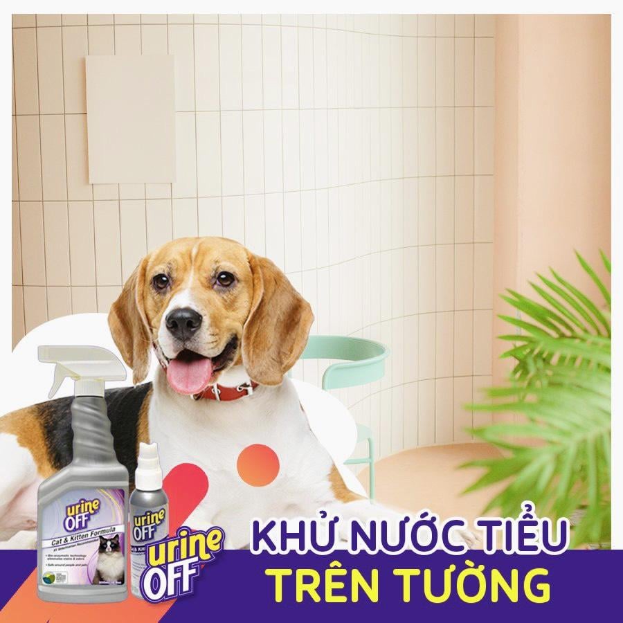 URINE OFF - XỊT KHỬ MÙI VÀ VẾT Ố DO CHÓ GÂY RA