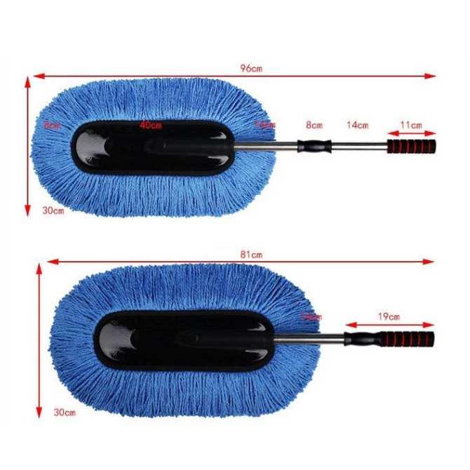 Chổi Lau Xe Sợi Dầu, Cán Kim Loại Điều Chỉnh Được Độ Dài