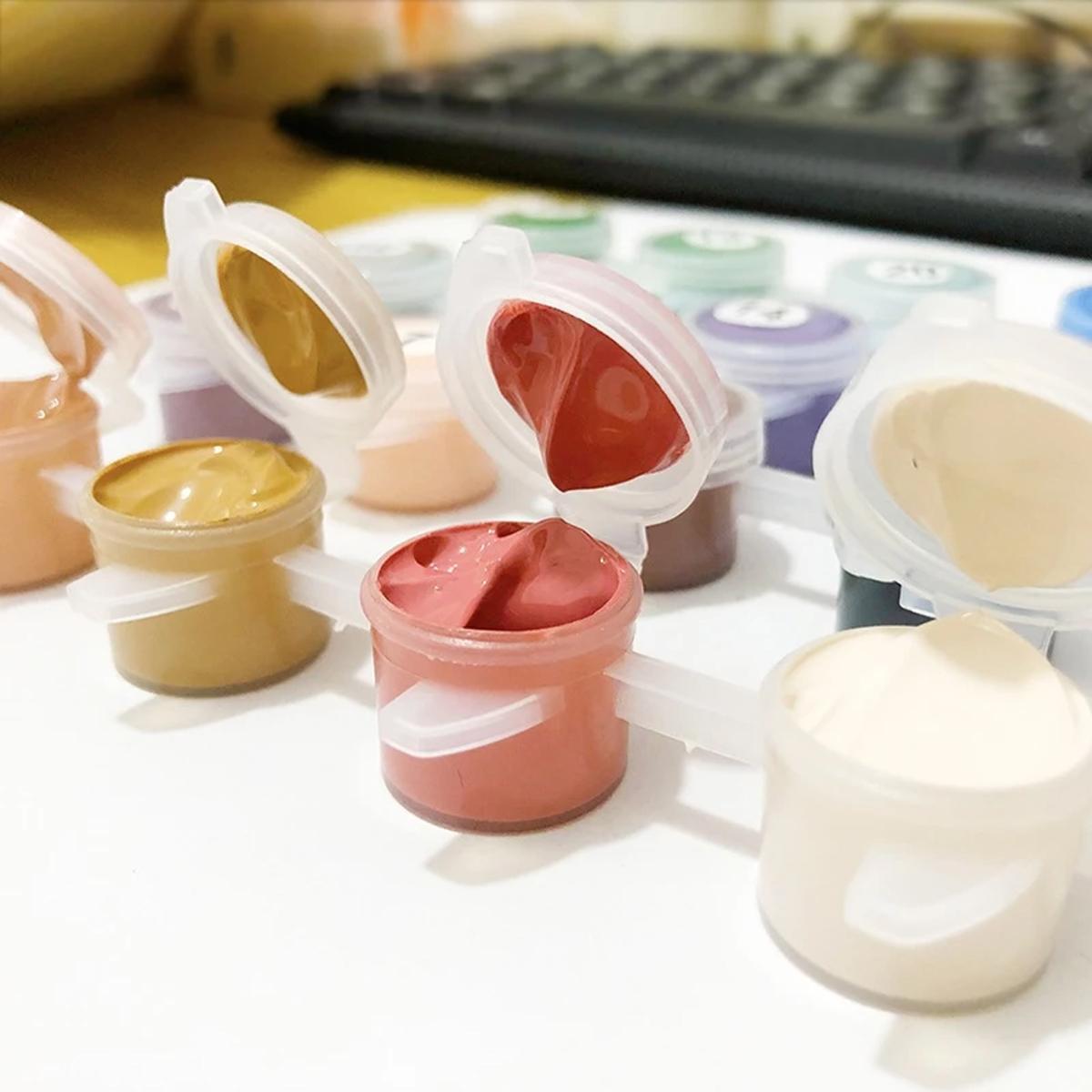 Tranh Tô Màu Số Hóa - Bác Hồ Ngày 30/4 - 20 x 20 cm - Dali K195