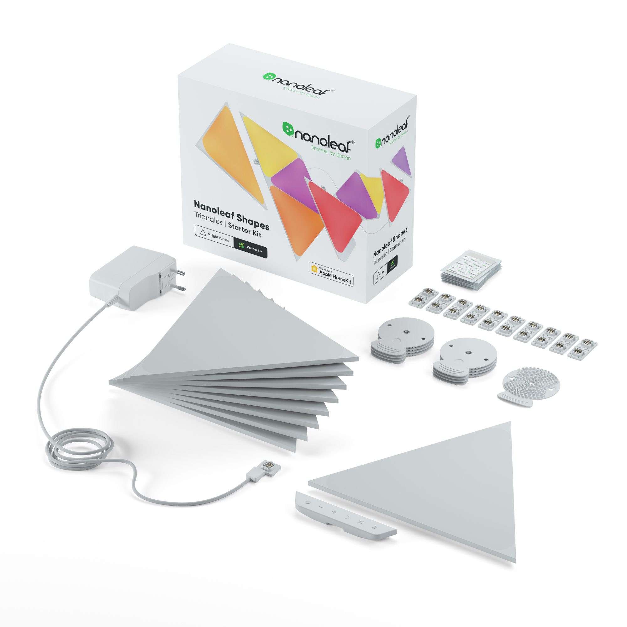 Đèn thông minh Nanoleaf Shapes Tam Giác 9 ô đèn (Bộ khởi động)