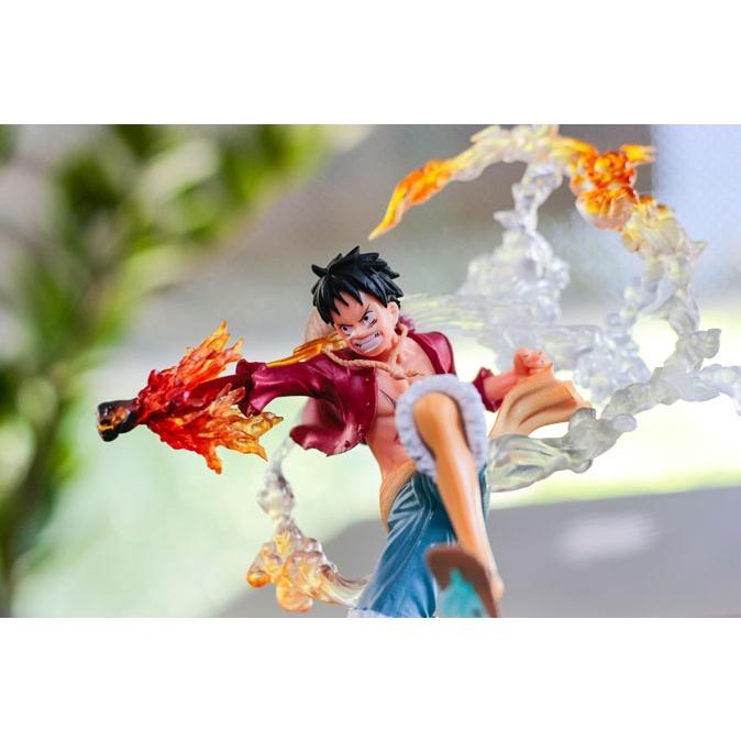 Mô hình One Piece Luffy Hỏa Quyền - Đồ chơi mô hình One Piece trang trí bàn làm việc