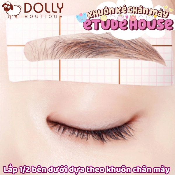 Khuôn Kẻ Chân Mày My Beauty Tool Personal Brow Band #1 Straight Brow (Dáng Khuôn Mày Ngang)