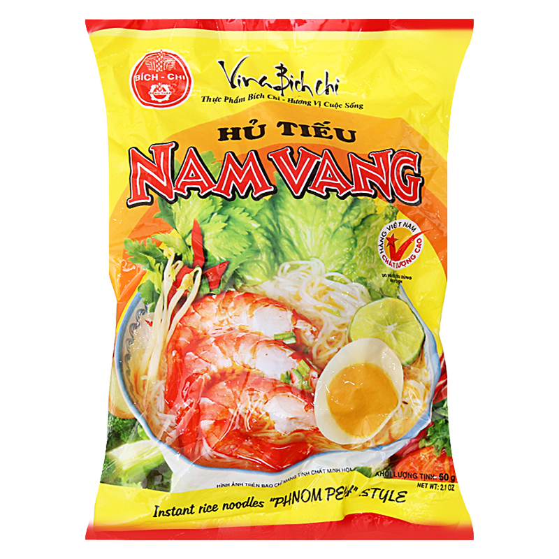 Thùng 30 Gói Hủ Tiếu Nam Vang Bích Chi (60g/Gói)