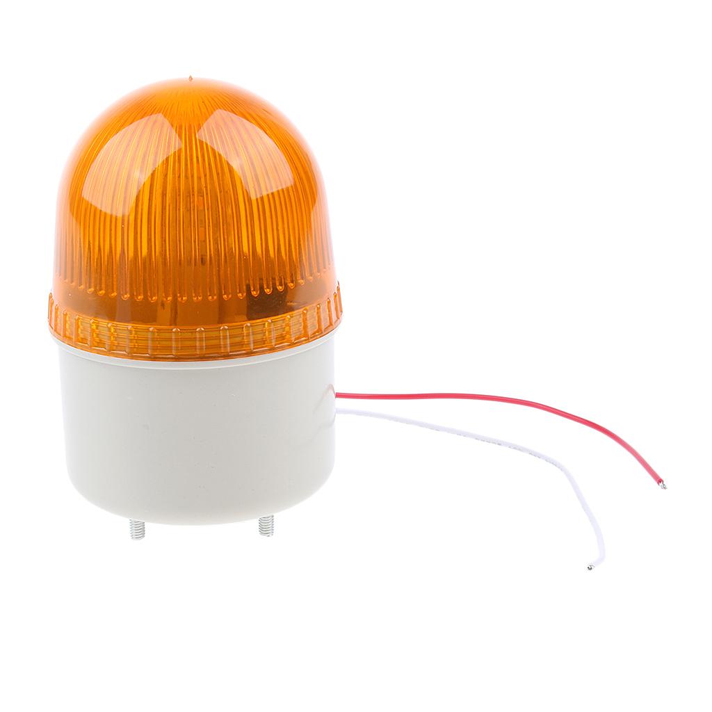 AC220V Emergency Warning Strobe LED Beacon Light with Alarm Sound / Amber
