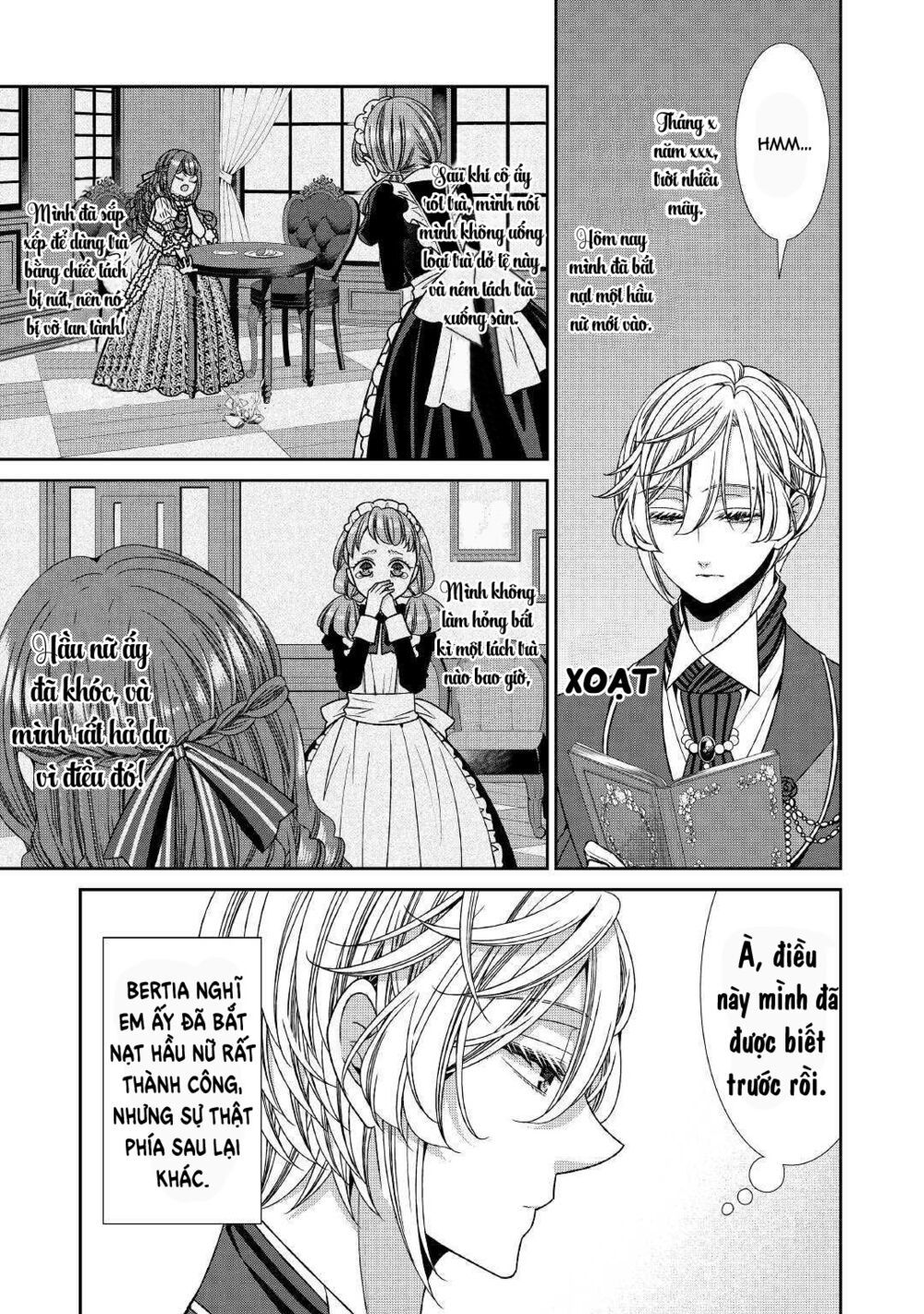 nhật ký theo dõi vị hôn thê tự nhận mình là nữ phụ phản diện 1 chapter 17 11