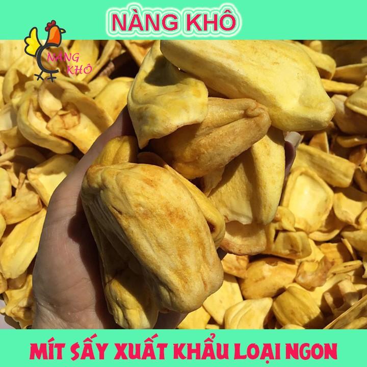 Mít sấy giòn - 500gr ( hàng xuất khẩu : giòn,ngọt,miếng nguyên cánh) | Đồ ăn vặt Nàng Khô