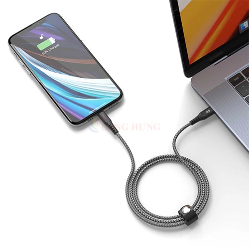 Cáp USB Type-C to Lightning HyperDrive Touch 20W 1m MFI HD-CLB513 - Hàng chính hãng