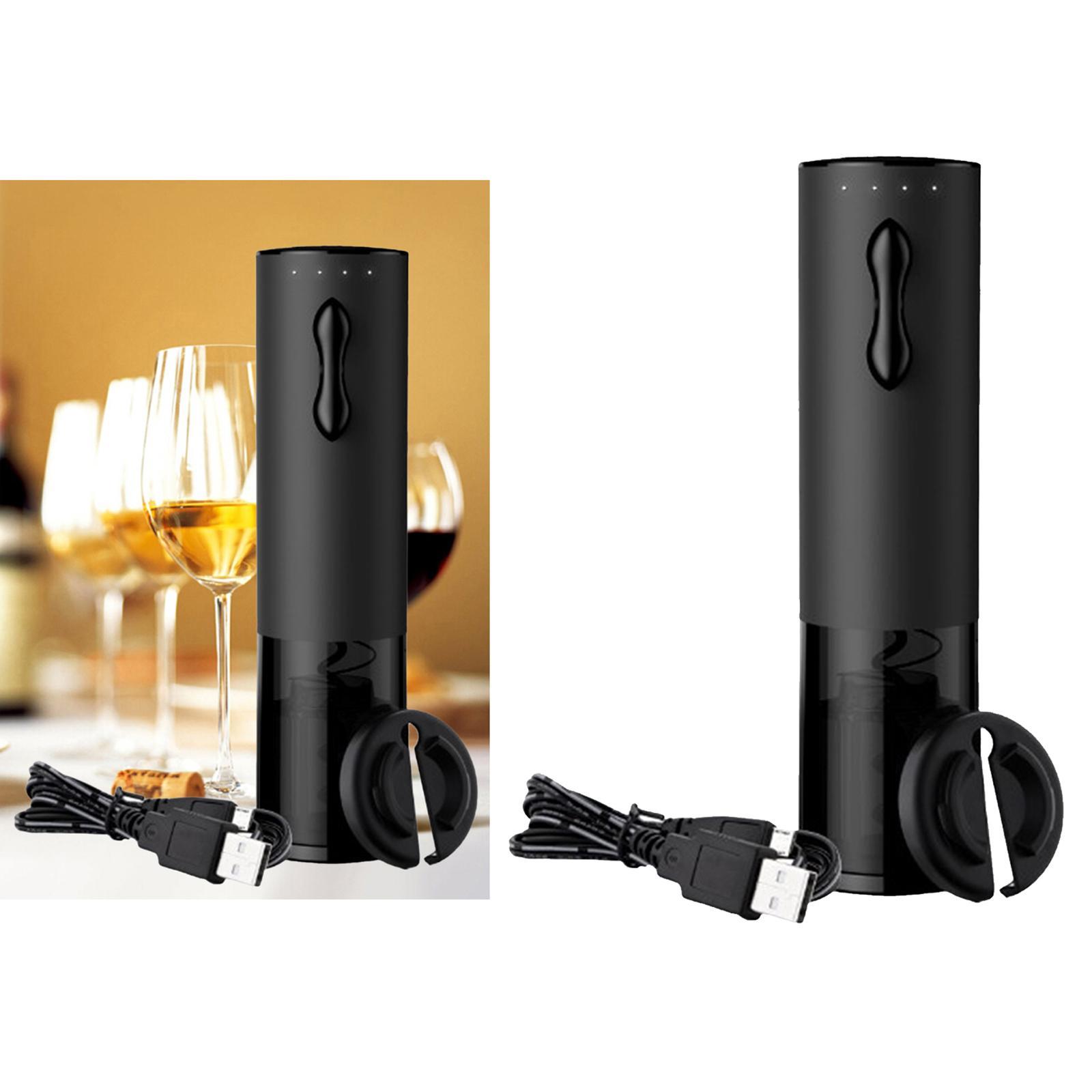 Gift Set, Stainless Steel Electric Bottle Opener/ Pourer/Vacuum