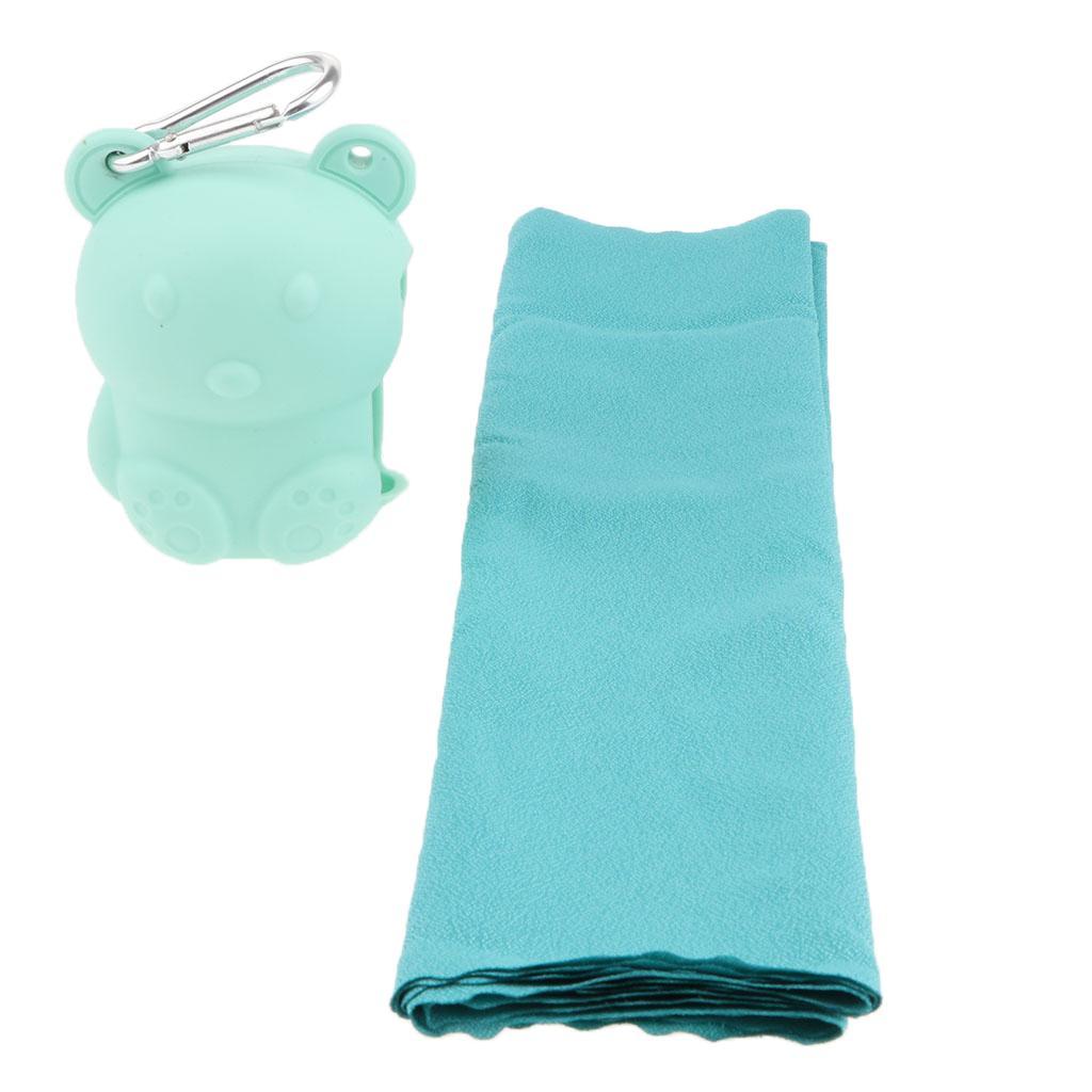 2pcs Super Absorbent Sports Towel Microfiber Quick Drying Bath Towel Travel