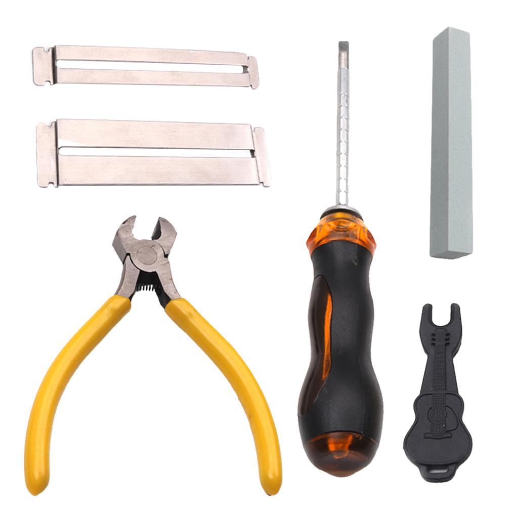 Guitar Tool Kit: Fret Protector + Fret Pull + Leveling File + Tuning Screwdriver