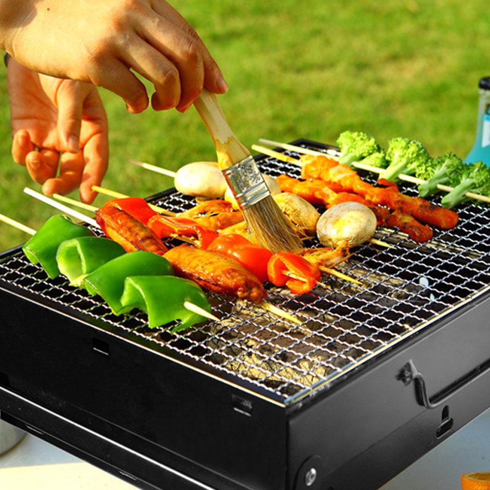 Bếp Than Nướng Bbq Có Thể Gập Lại Để Nấu Ăn Ngoài Trời 13,8X10,6X7,9In