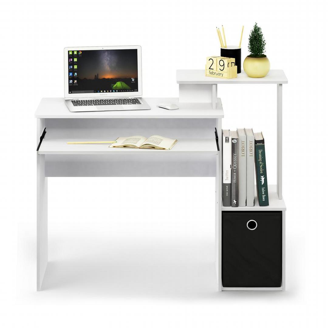 Bàn làm việc bằng gỗ kiểu dáng nhỏ gọn SMLIFE Diahann