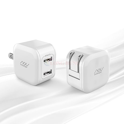 Cốc sạc Innostyle Minigo 2 2USB 12W IC12SAWHI - Hàng chính hãng