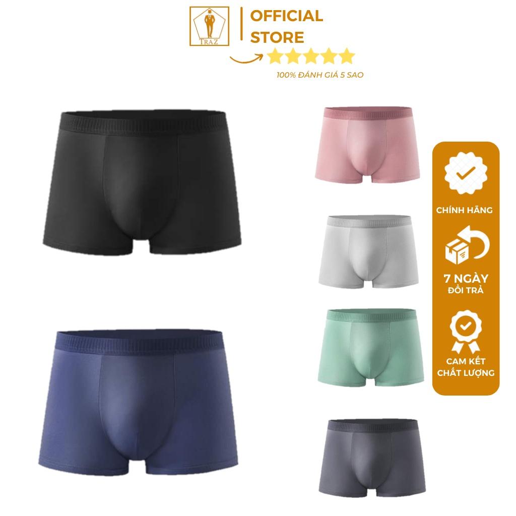 Quần Sịp, Lót Boxer Nam TRAZ Kháng Khuẩn, Thoáng Khí Chất Liệu Cotton Tinh Khiết.