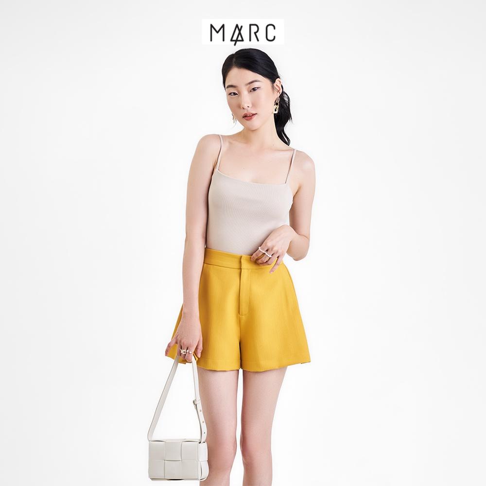 Quần short nữ MARC FASHION form xoè xếp li hông FAST101422