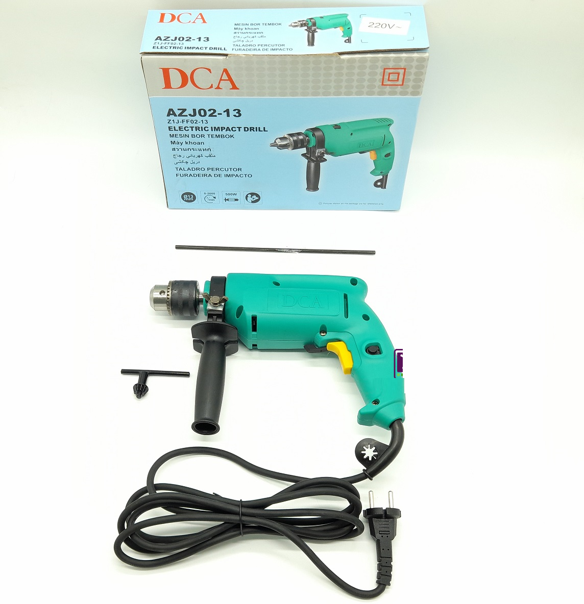 MÁY KHOAN BÚA 500W DCA AZJ02-13 - HÀNG CHÍNH HÃNG