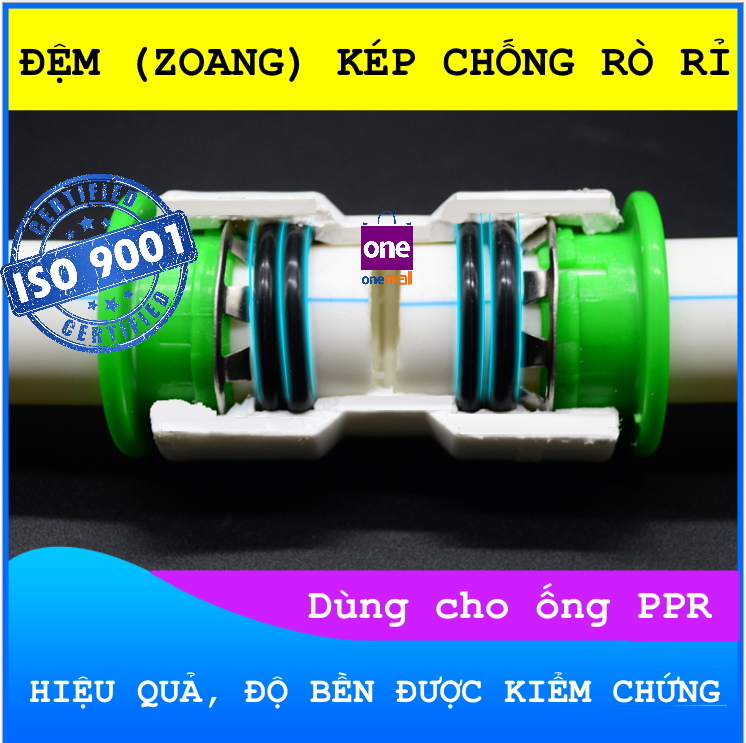 Nối ống nước PPr 20mm dạng thẳng. Xuất sứ Hàn Quốc. NỐI ÔNG KHÔNG CẦN KEO HOẶC HÀN ỐNG,