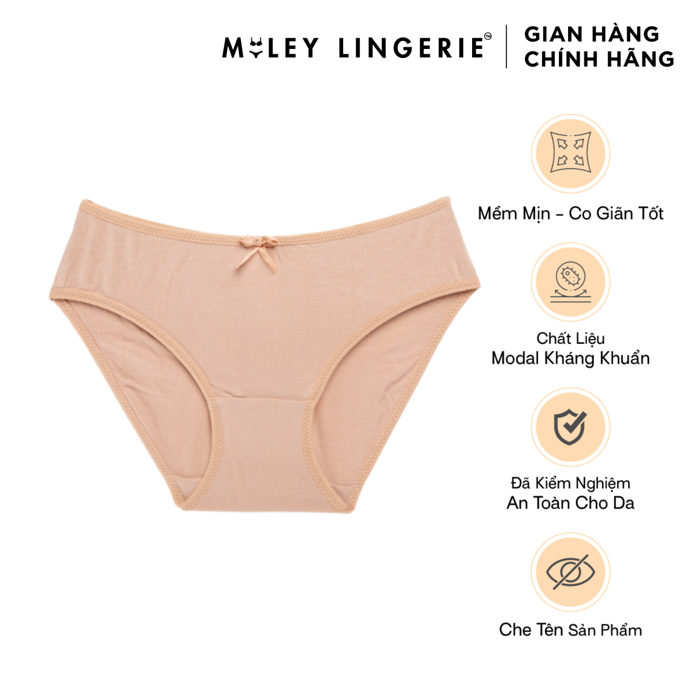 Quần Lót Nữ Modal Trơn Comfort Miley Lingerie BCS-04