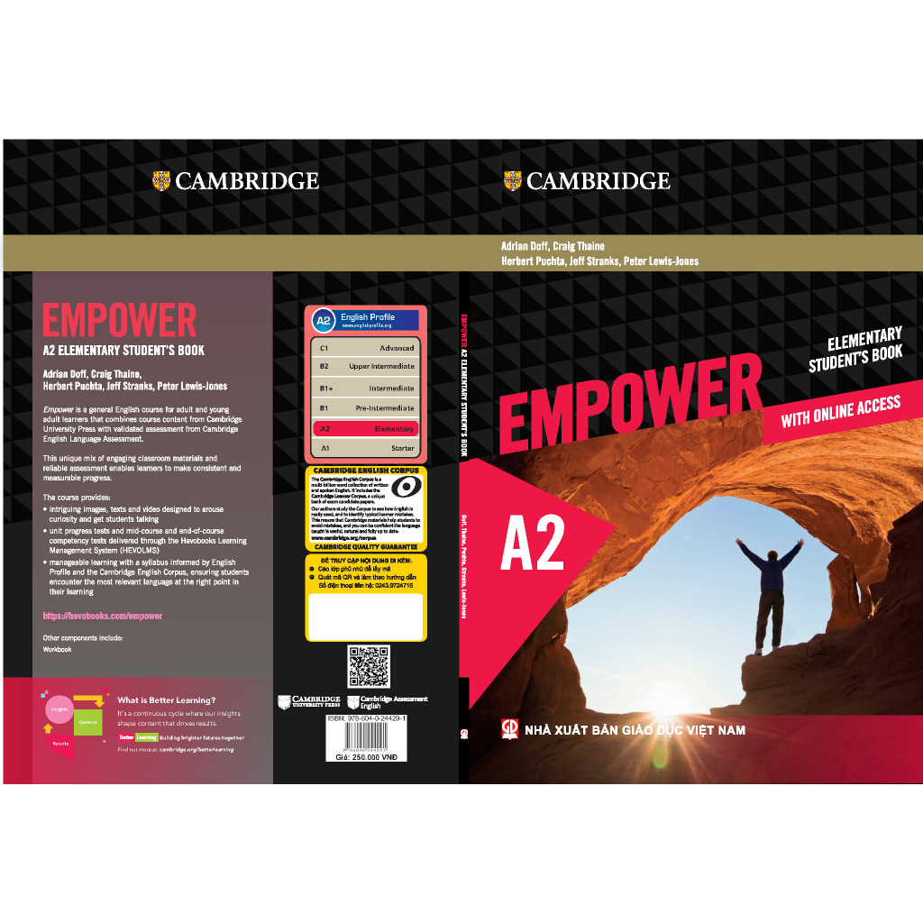 Sách - Combo Empower A1 A2 Elementary Student’s Book with Online Access