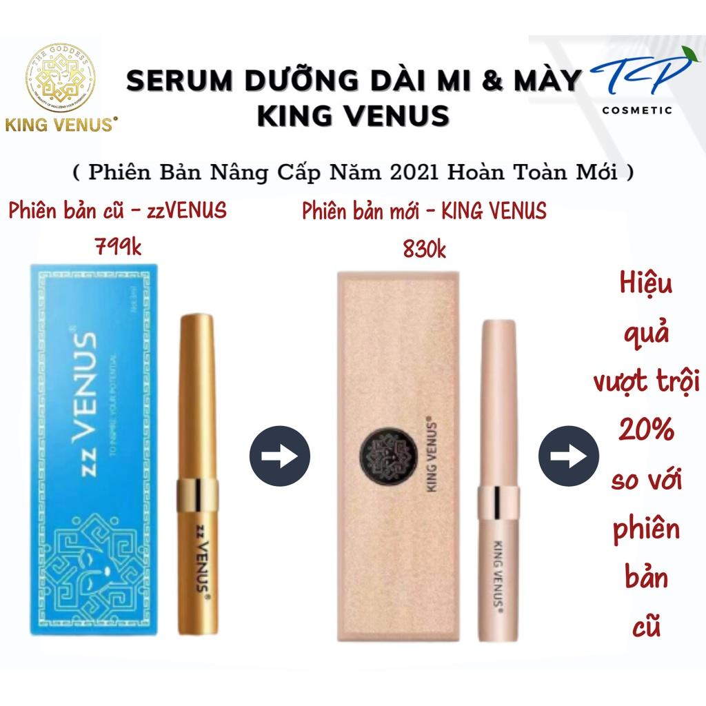 Combo 02 Serum Dưỡng Mi và Mày King Venus: Cung cấp dưỡng chất nuôi dưỡng lông mi và mày. Dưỡng mi dài và dày chỉ sau liệu trình 1 cây. Cam kết hoàn tiền nếu không hiệu quả