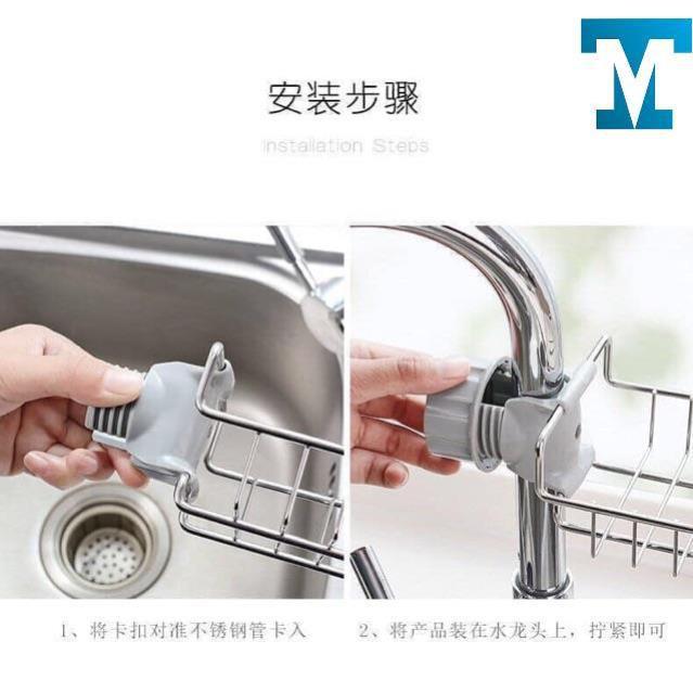 GIÁ ĐỂ ĐỒ BỒN RỬA MẪU MỚI BẰNG THÉP K GỈ