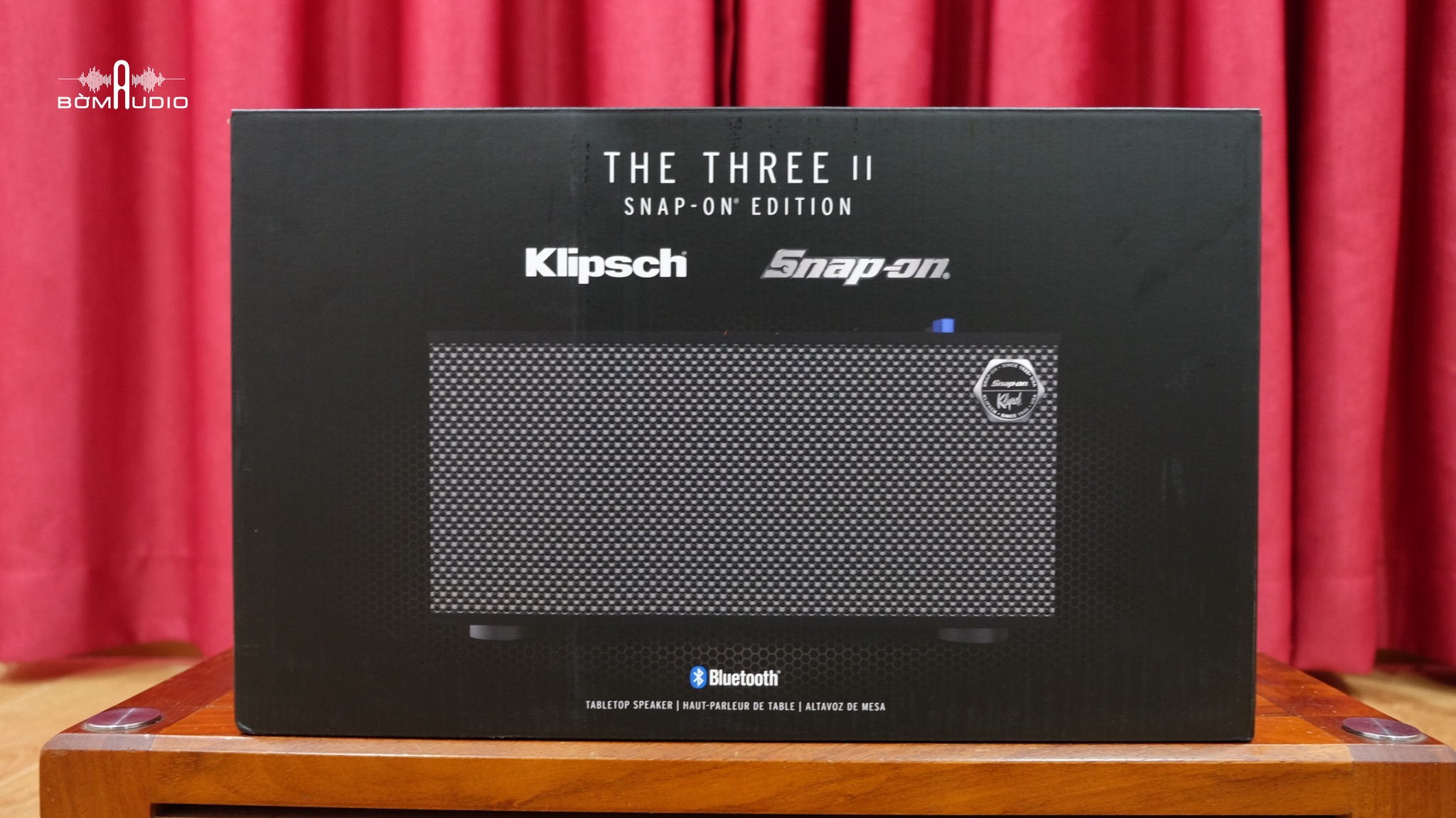 KLIPSCH THE THREE II _ SNAP-ON | Loa Bluetooth 4.2 - Thiết Kế Cổ Điển - Công Suất 120W - Tích Hợp DAC 24-bit/192kHz - Mạch Pre-Phono - Kết Nối USB Type B, Phono / Line, AUX (3.5mm), RCA | Hàng Chính Hãng _ Mới 100%