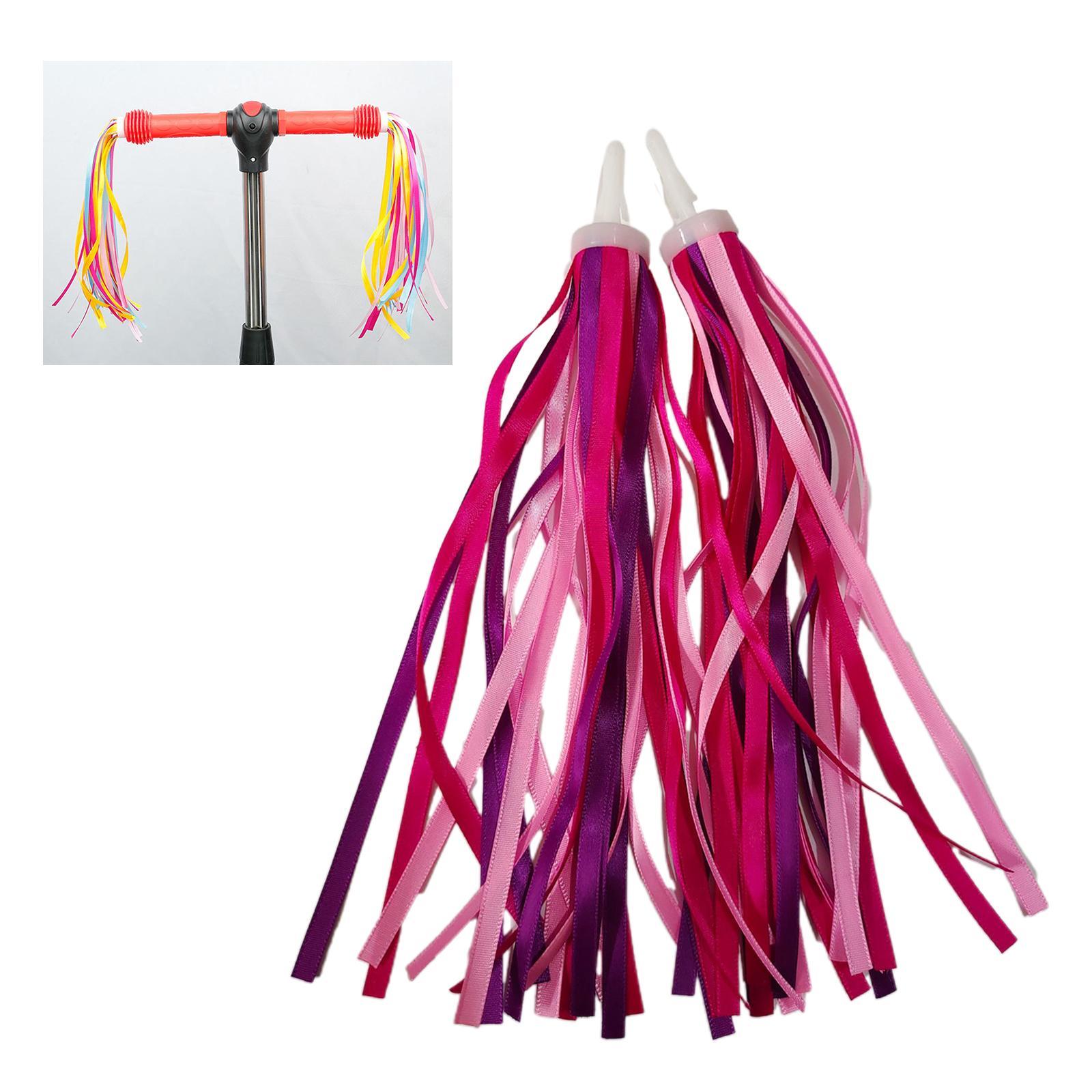 2Pcs Bike Handlebar Tassels Birthday Gifts Accessories for Scooter Bike Baby