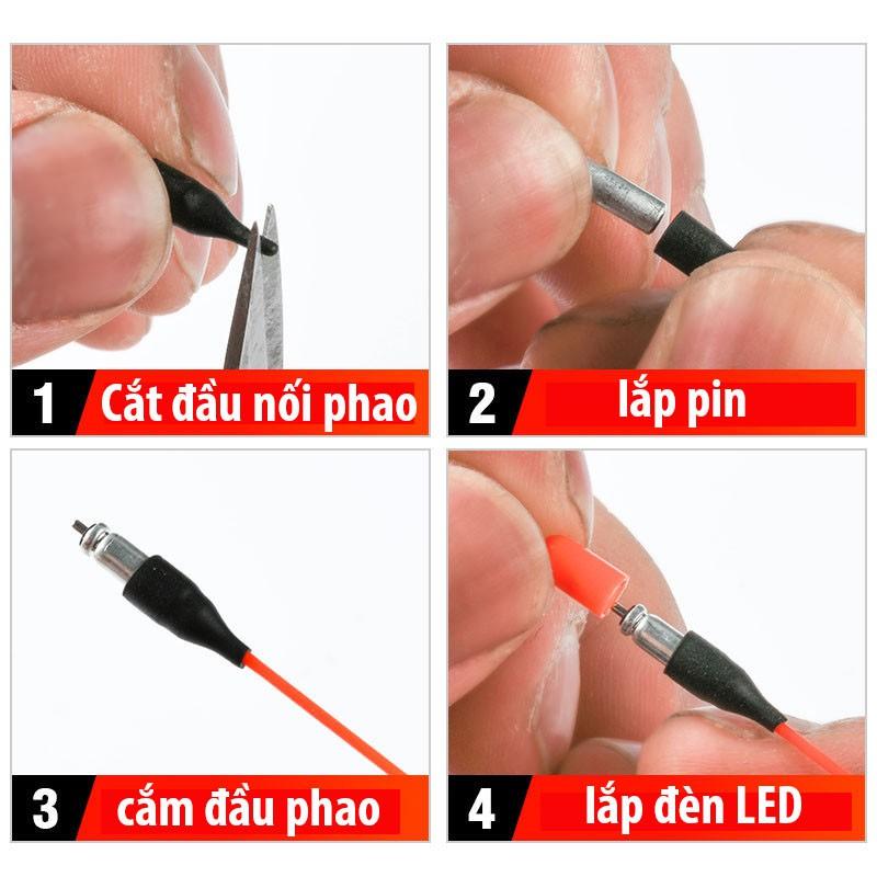 Đèn LED cắm phao câu đài chuyên để câu đêm PC-10