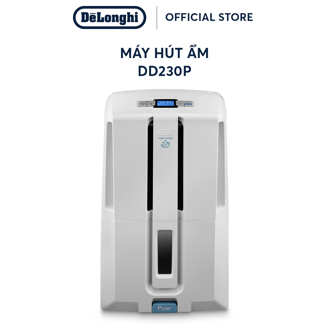 [Hàng chính hãng] Máy hút ẩm, lọc không khí DeLonghi Tasciugo Ariadry DD230P - Công suất hút ẩm 30 lít