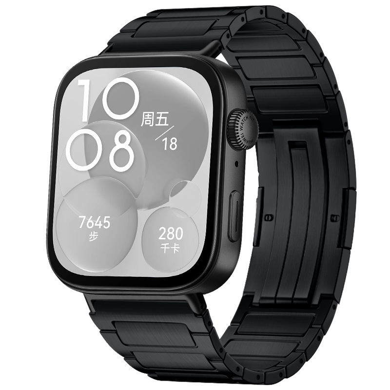 Dây đeo Titan cho Huawei Watch Fit 3 / Huawei Watch Fit 4 / Huawei Watch Fit 4 Pro - Hàng Chính Hãng