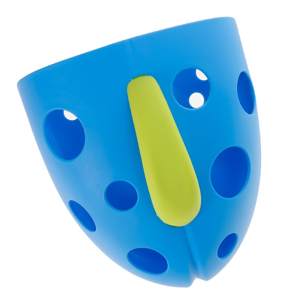 Baby Bathing Accessories Bath Toys Sucker Storage Basket Organizer -Blue