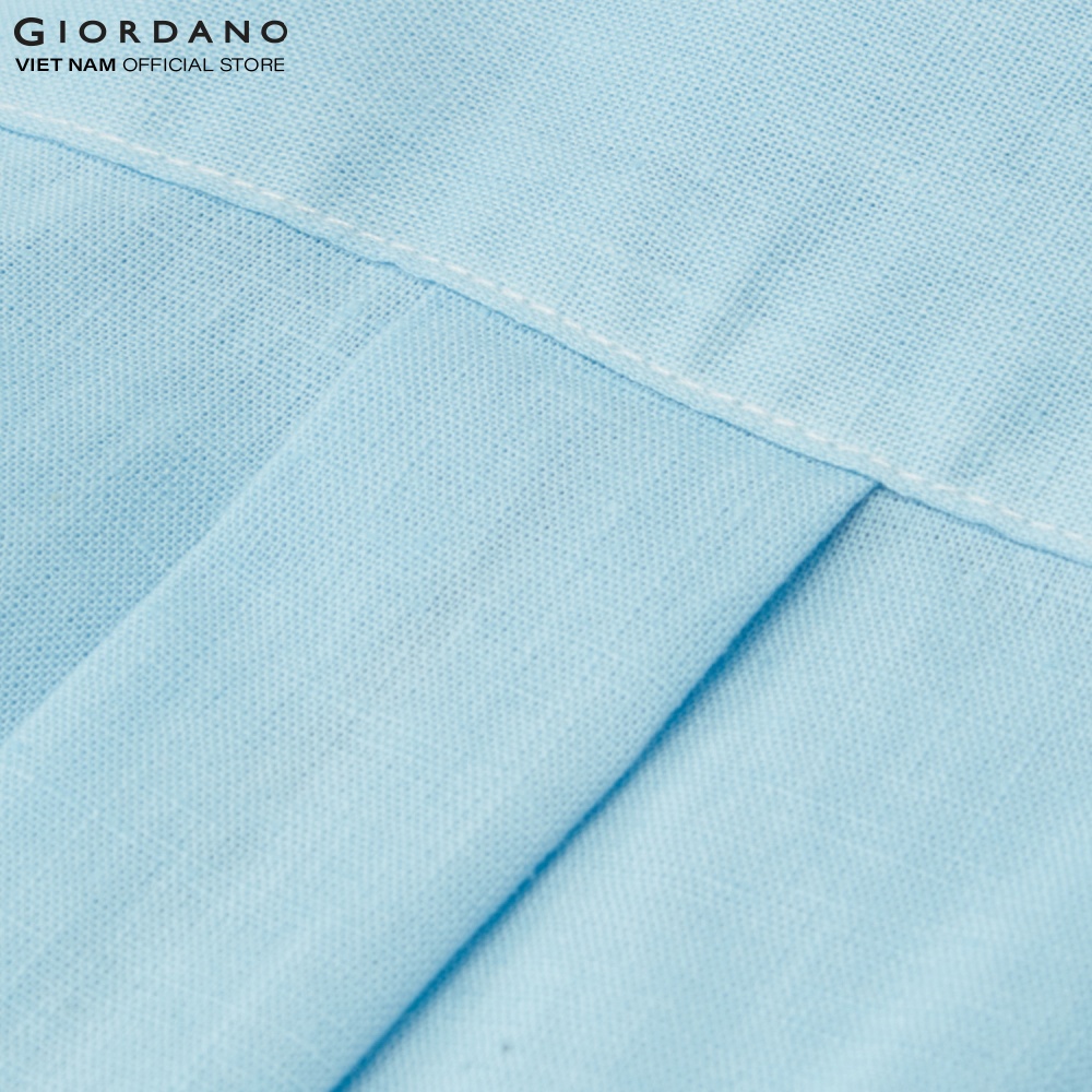 Áo Sơ Mi Nam Linen Ngắn Tay Loang Màu Giordano 01042242