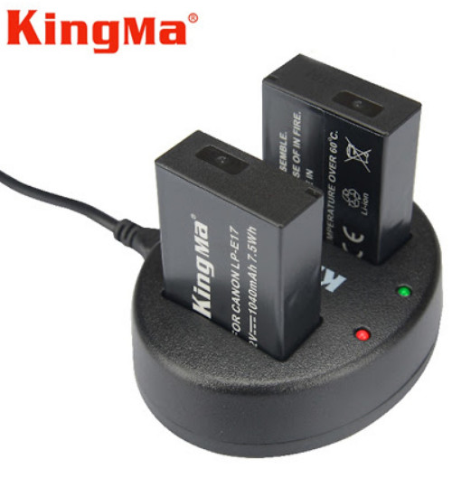 Combo pin sạc Kingma for Canon LP-E17 - Hàng chính hãng