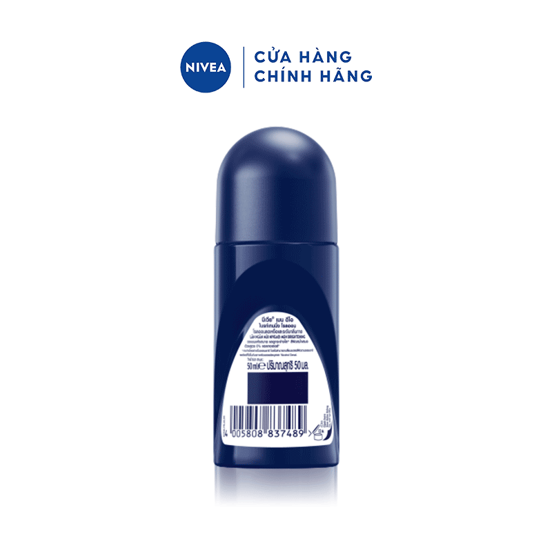 Lăn Ngăn Mùi NIVEA MEN Whitening Sáng Da (50ml) - 83748