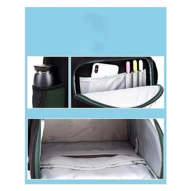 Cặp học sinh chống gù lưng cho bé, Balo chống nước trẻ em cao cấp BF 2083