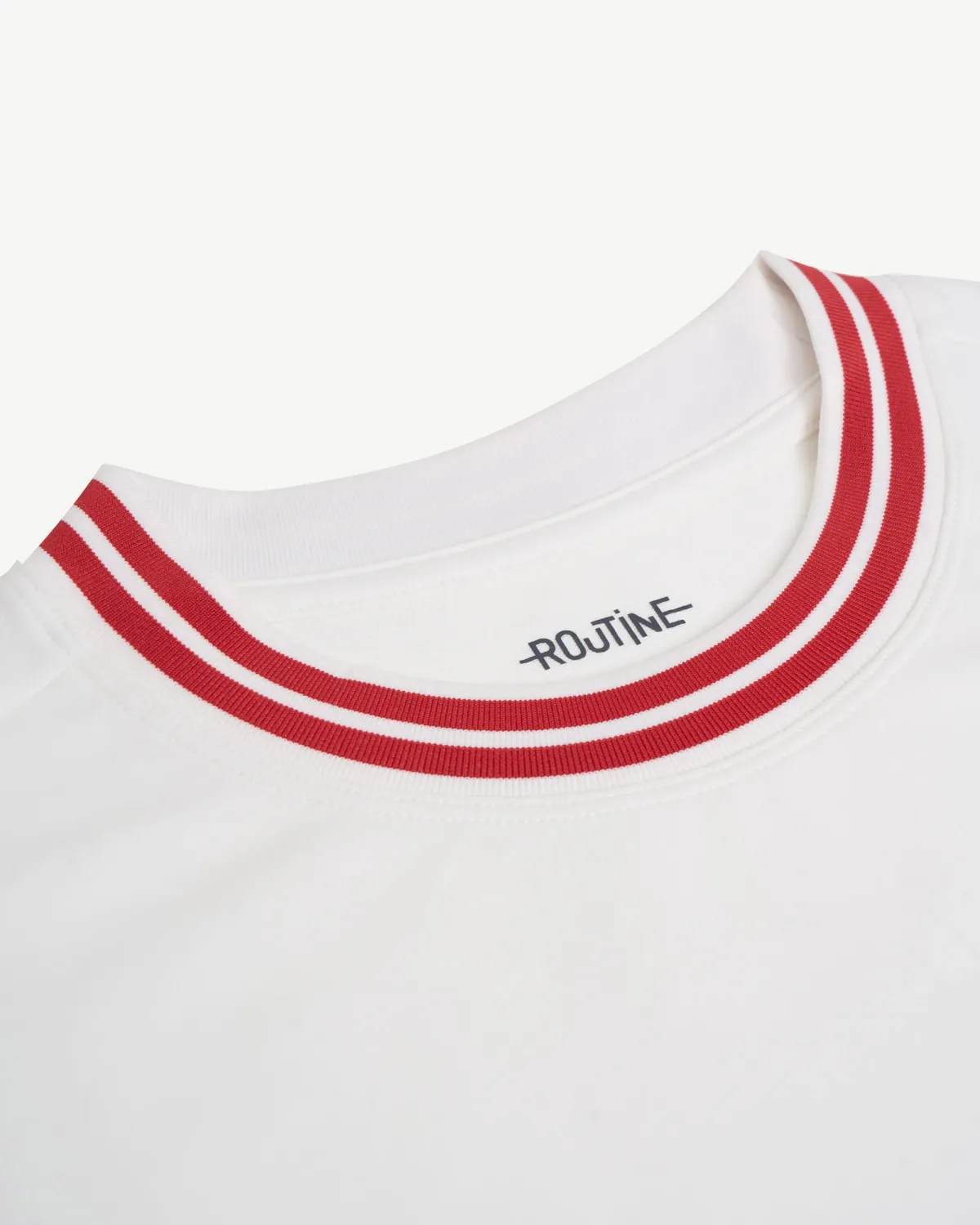 Áo thun tay ngắn nam phối cổ Form Loose - RT 10S25TSS027 | ROUTINE CÀ MAU