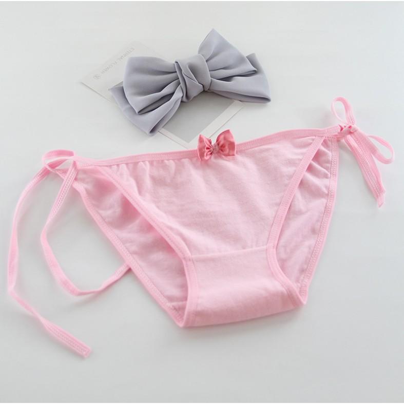 Quần Lót Nữ Cotton Buộc Dây Thời Trang Nhật Bản Hàng Loại Đẹp.
