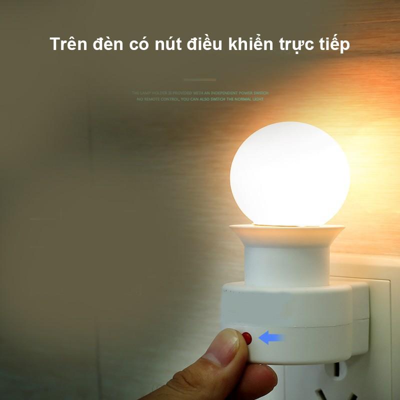 Đui đèn ngủ điều khiển từ xa bằng remote - Phích cắm đèn ngủ