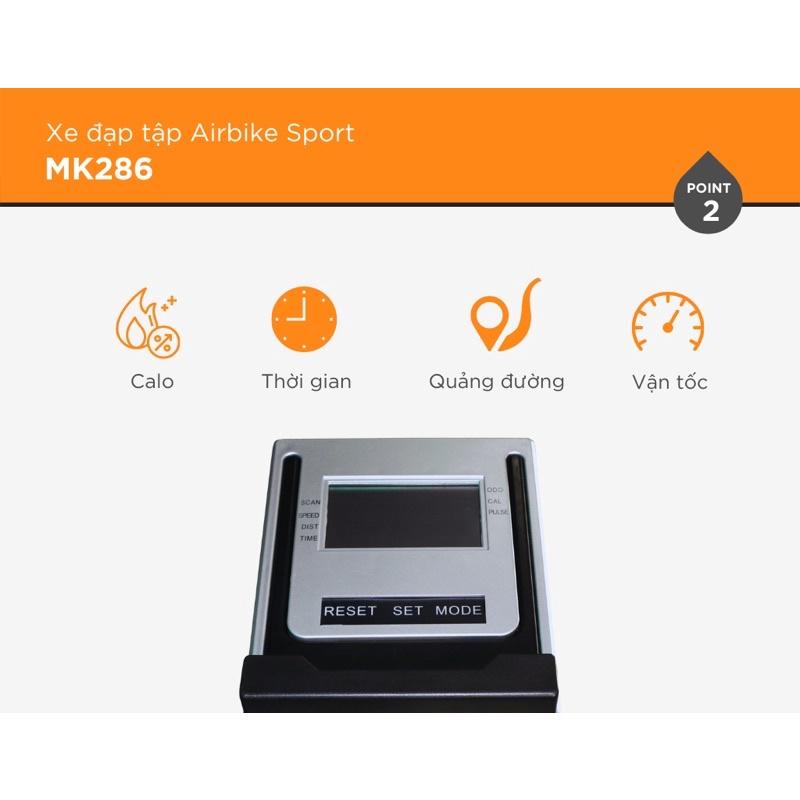 XE ĐẠP VẬN ĐỘNG TOÀN THÂN MK 286 -BH điện tử toàn quốc}