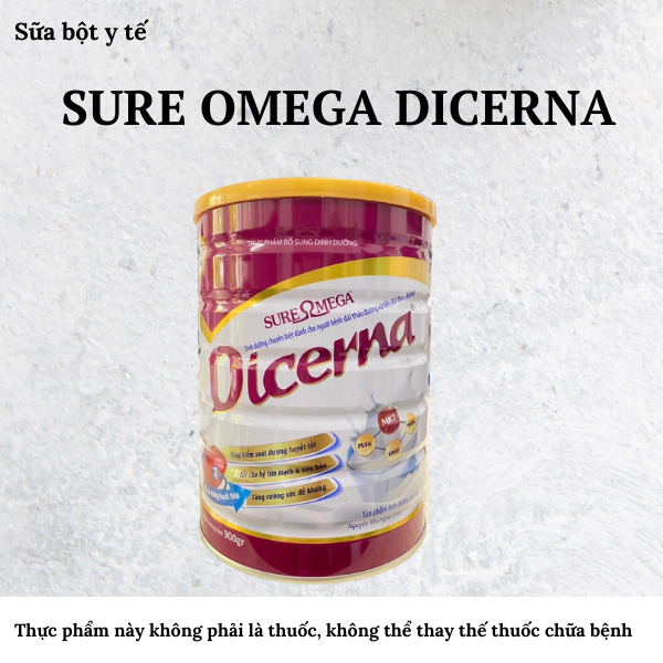 Sure Omega Dicerna Hộp 900g