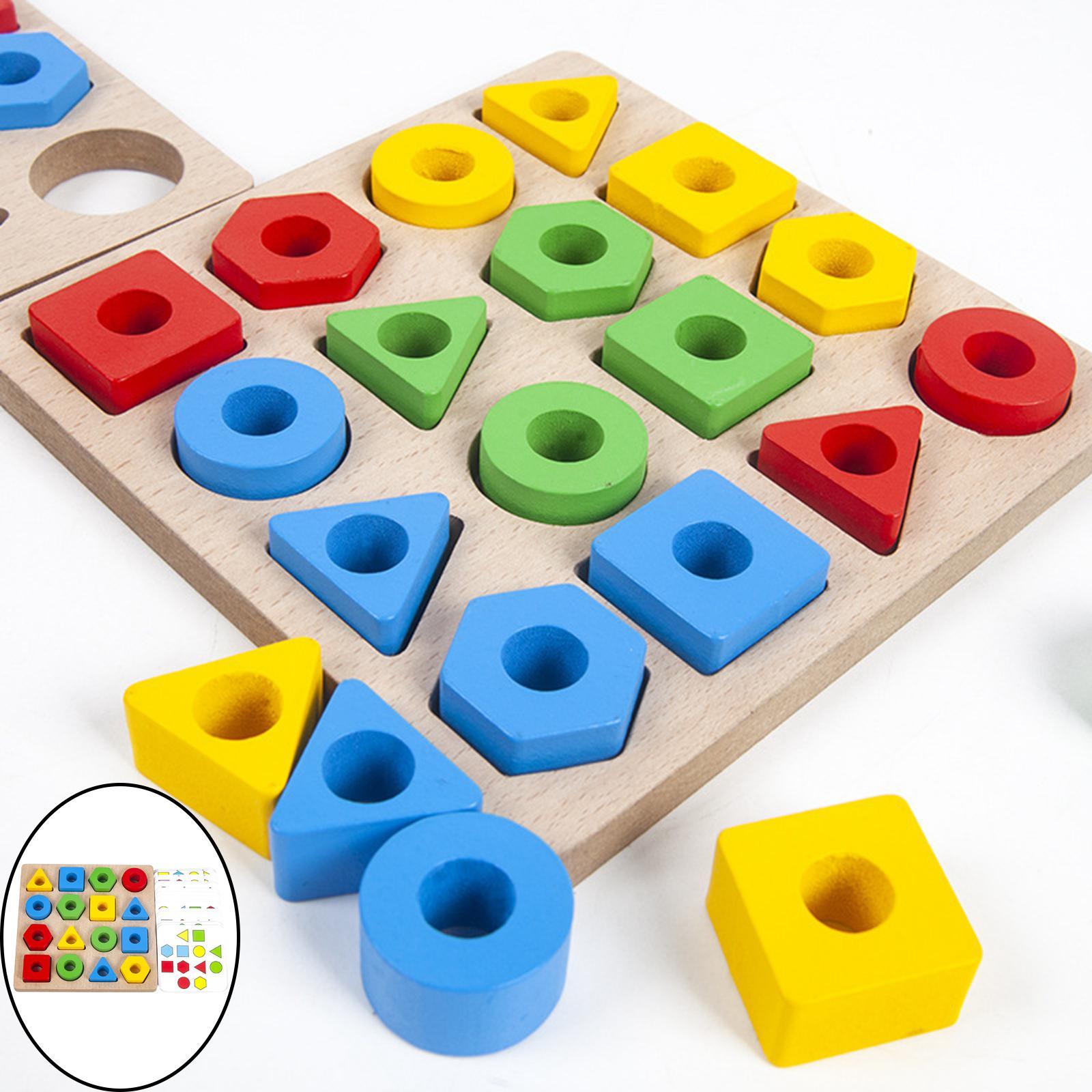 Educational Toys Shape Recognition Puzzle Toys Children Toddlers Girls