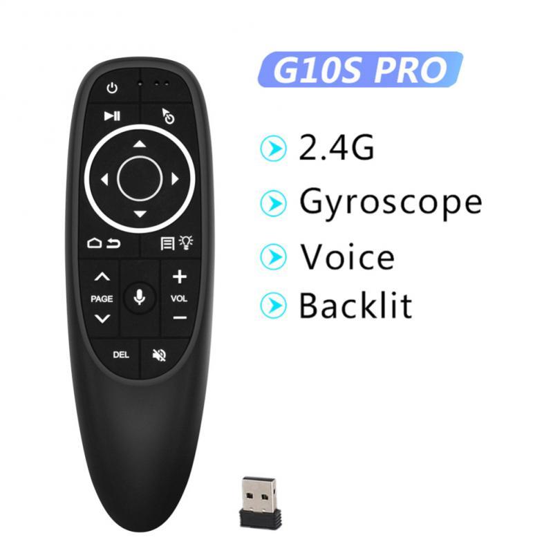 Đối với G10S G10Spro Voice điều khiển điều khiển từ xa 2.4g Chuột không dây con quay Hậu duệ Ham truyền hình Android Hộp X96 Mini X96 Plus PC