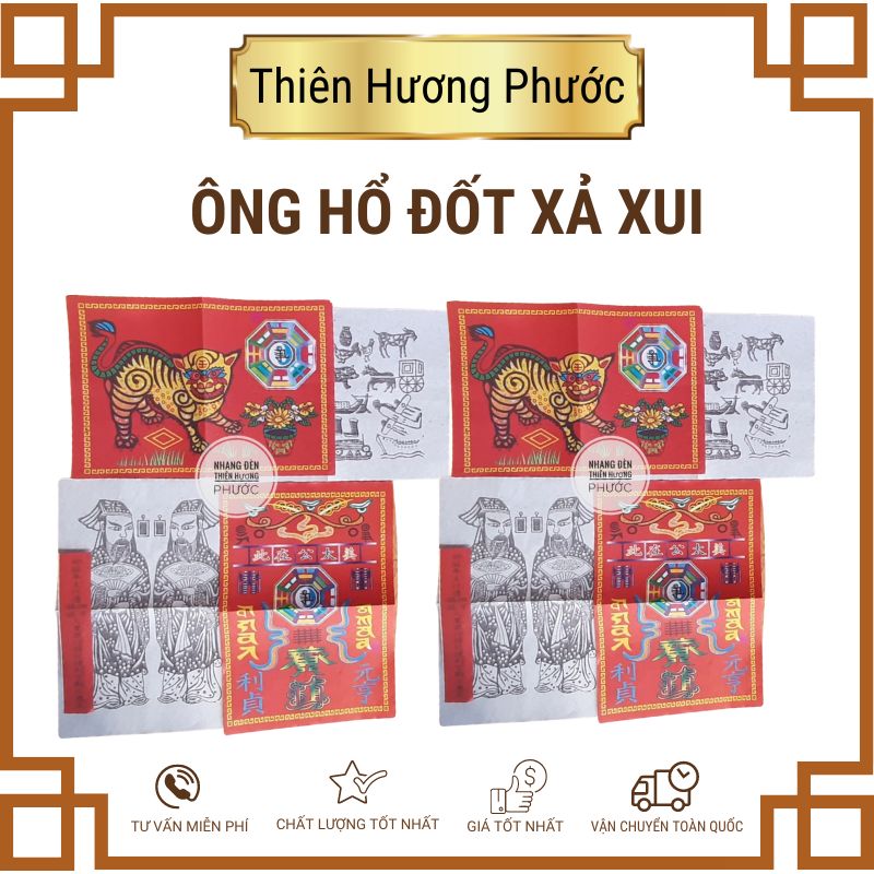 Phù điêu ông hổ dán cửa trấn trạch xua tà khí