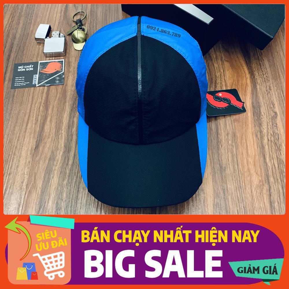 Nón Dù Phối Lưới Đen Xanh Cao Cấp
